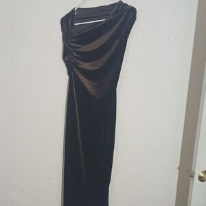 Make Offer! SHEIN Brown Ond Shoulder Gown with Cowl Neck for Cocktail
